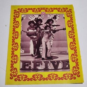 The Jackson Five Michael Vintage Magazine Clipping Poster February 1971 FLIP